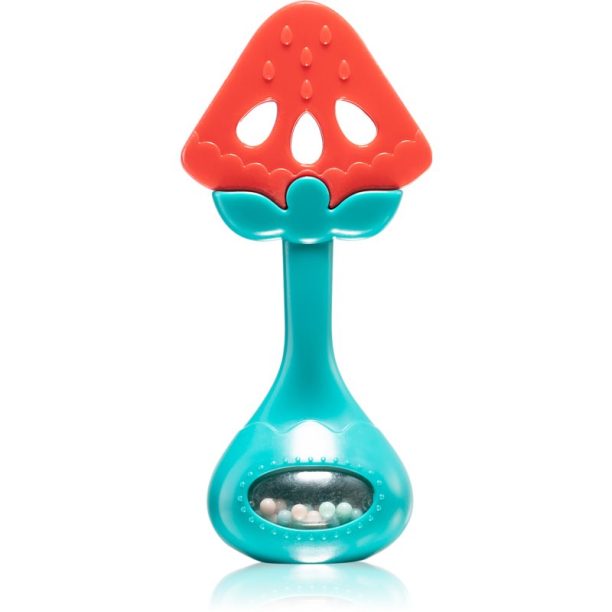 BabyOno Have Fun Teether гризалка с дрънкалка Tasty Watermelon 1 бр.