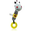 BabyOno Squeaky Toy with Teether писукаща играчка с гризалка Zebra Zack 1 бр.