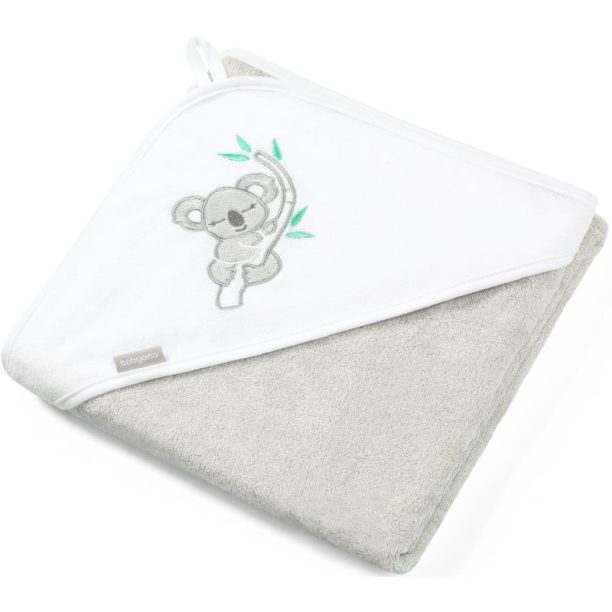 BabyOno Take Care Bamboo Towel хавлия с качулка Gray 85x85 см