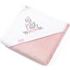 BabyOno Take Care Bamboo Towel хавлия с качулка Pink 85x85 см