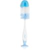 BabyOno Take Care Brush for Bottles and Teats четка за почистване 2 в 1 Blue 1 бр.