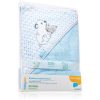 BabyOno Towel Bamboo хавлия с качулка от бамбук Blue 100x100 см