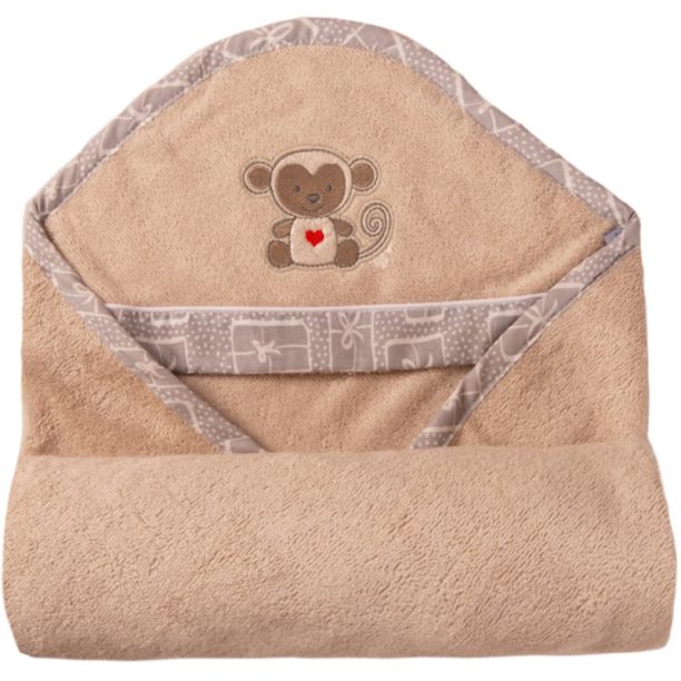 Babymatex Bamboo хавлия с качулка Beige 100x100 см