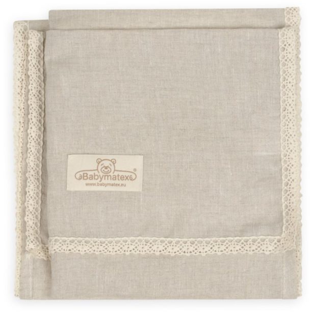 Babymatex Linen одеяло за деца Brown 75x100 см