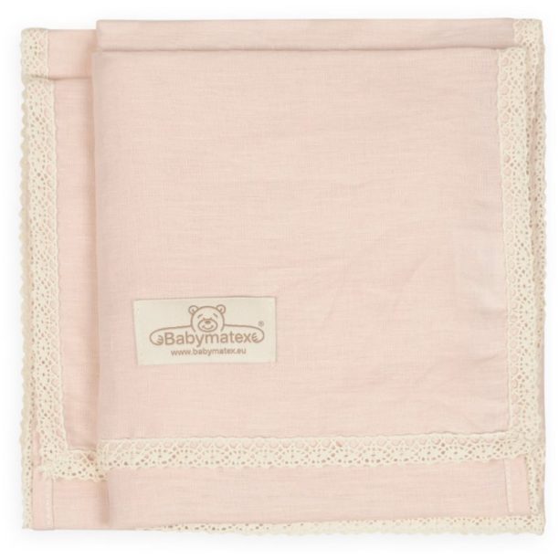 Babymatex Linen одеяло за деца Pink 75x100 см