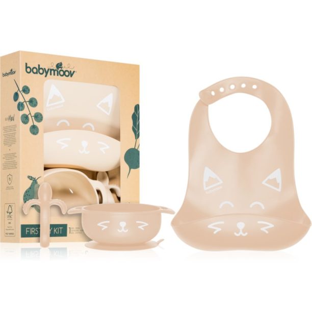 Babymoov FIRST'ISY Kit 6-12 m комплект за хранене за деца Fox 3 бр.