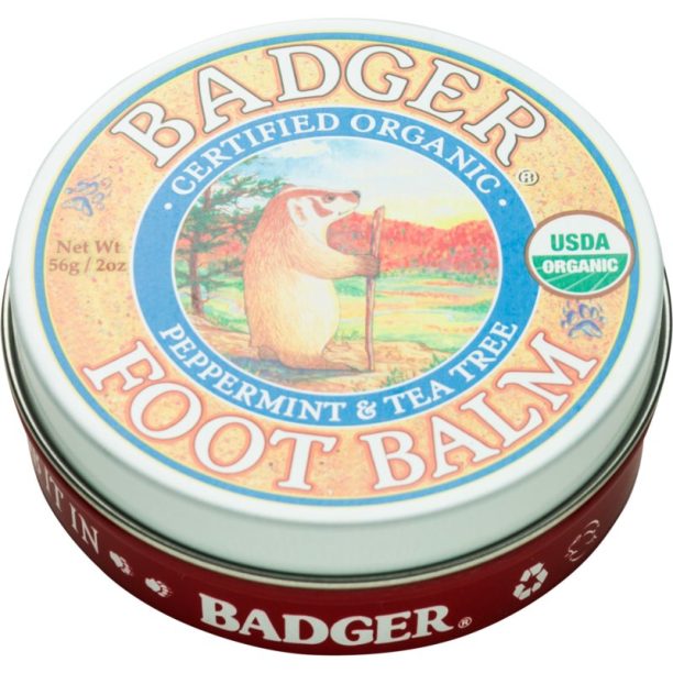 Badger Balm дълбоко хидратиращ балсам за сухи и напукани ходила 56 гр.