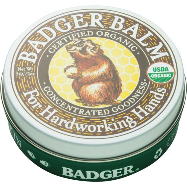 Badger Balm омекотяващ балсам за ръце за суха кожа 56 гр.