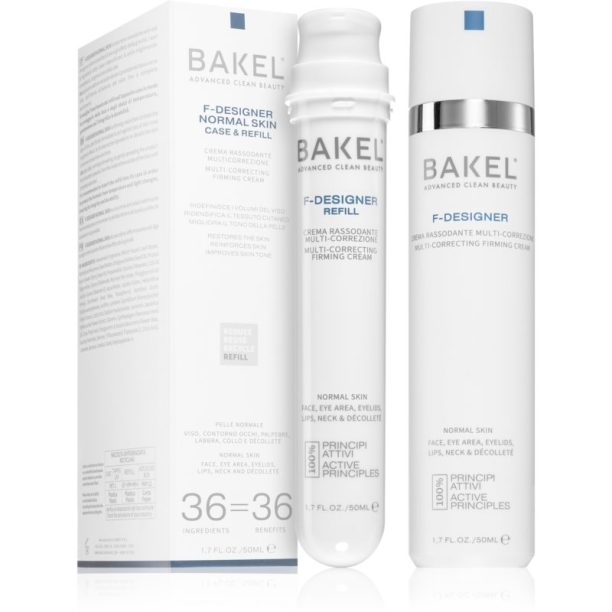 Bakel F-Designer Normal Skin Case & Refill стягащ крем за нормална кожа + резервен пълнител 50 мл.