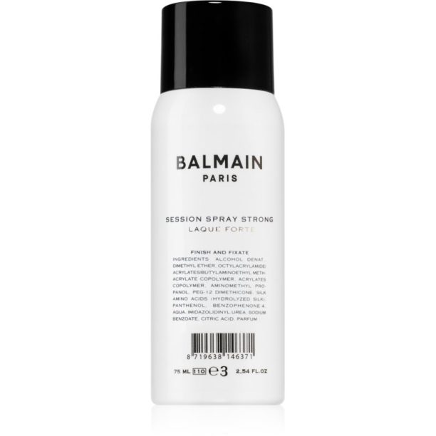 Balmain Hair Couture Session Spray лак за коса със силна фиксация малка опаковка 75 мл.