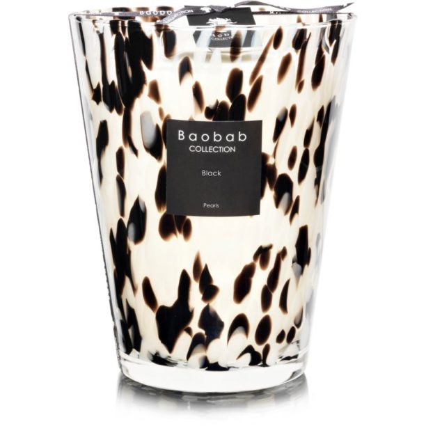 Baobab Collection Pearls Black ароматна свещ 24 см