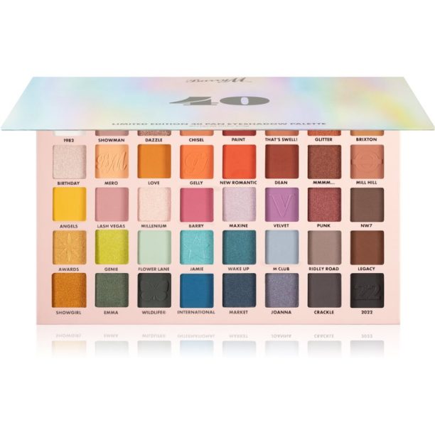 Barry M 40 Pan Palette палитра от сенки за очи 36 гр.