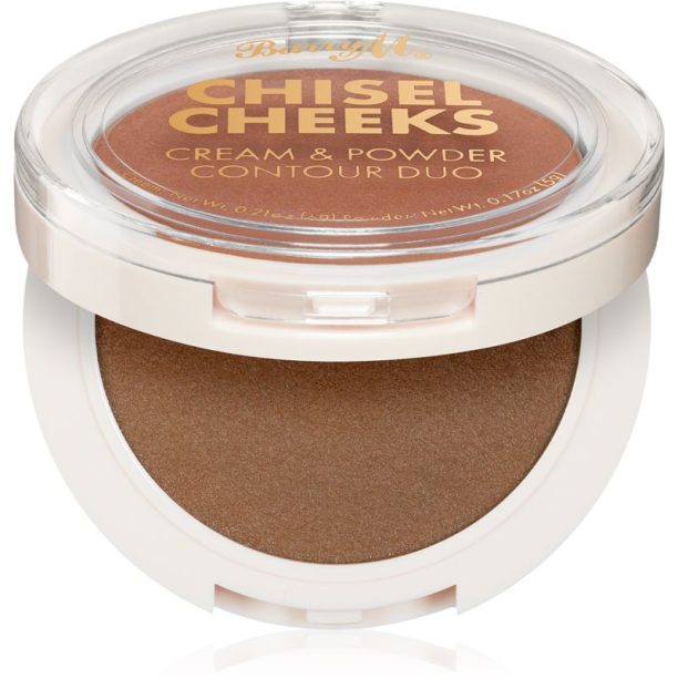 Barry M Chisel Cheeks контурираща палитра за лице дуо Light 11 гр.