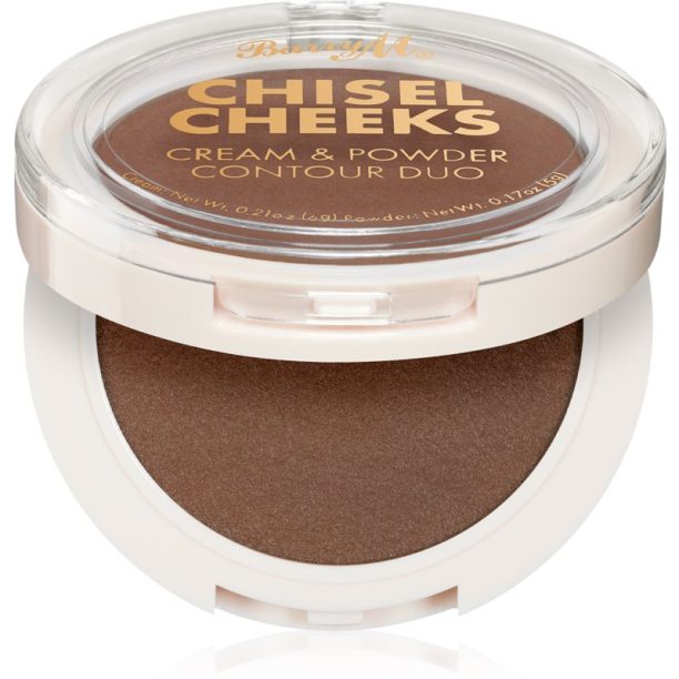 Barry M Chisel Cheeks контурираща палитра за лице дуо Medium 11 гр.