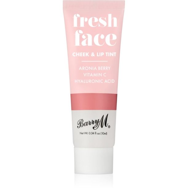 Barry M Fresh Face течен руж и блясък за устни цвят Summer Rose 10 мл.