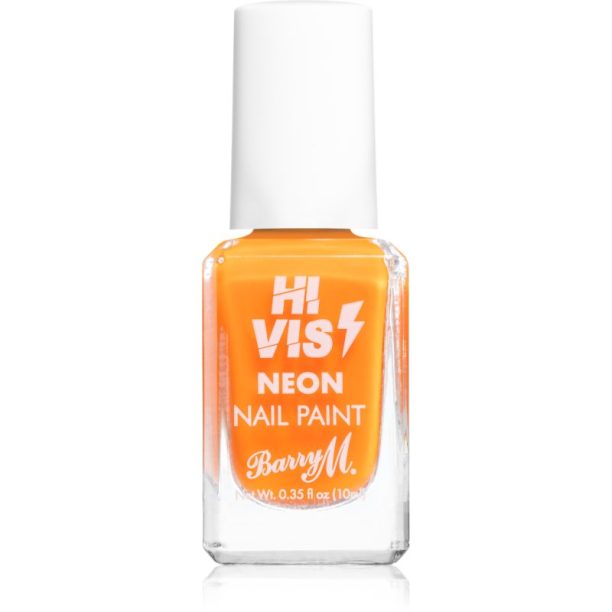 Barry M Hi Vis Neon лак за нокти цвят Outrageous Orange 10 мл.