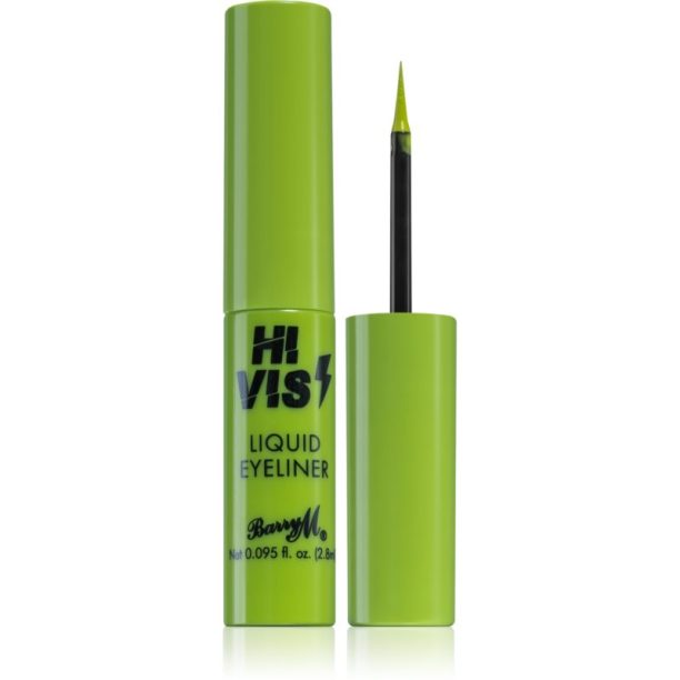 Barry M Hi Vis Neon течни очни линии цвят Green 2