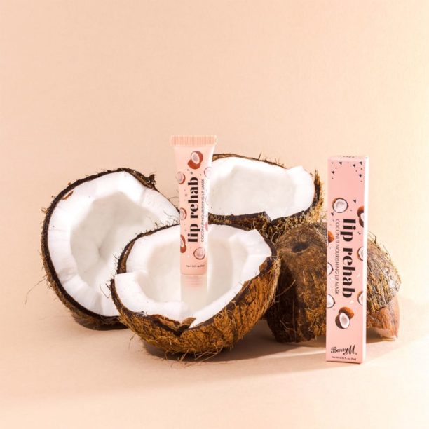 Barry M Lip Rehab подхранваща маска  за устни цвят Coconut 9 мл. на ниска цена