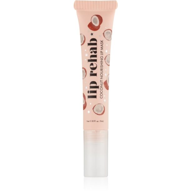 Barry M Lip Rehab подхранваща маска  за устни цвят Coconut 9 мл.