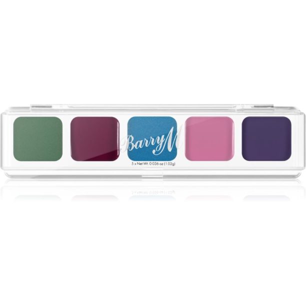 Barry M Mini Palette кремообразни сенки за очи цвят The Jewels 5