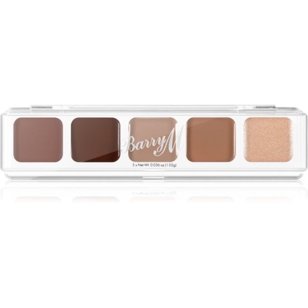 Barry M Mini Palette кремообразни сенки за очи цвят The Nudes 5