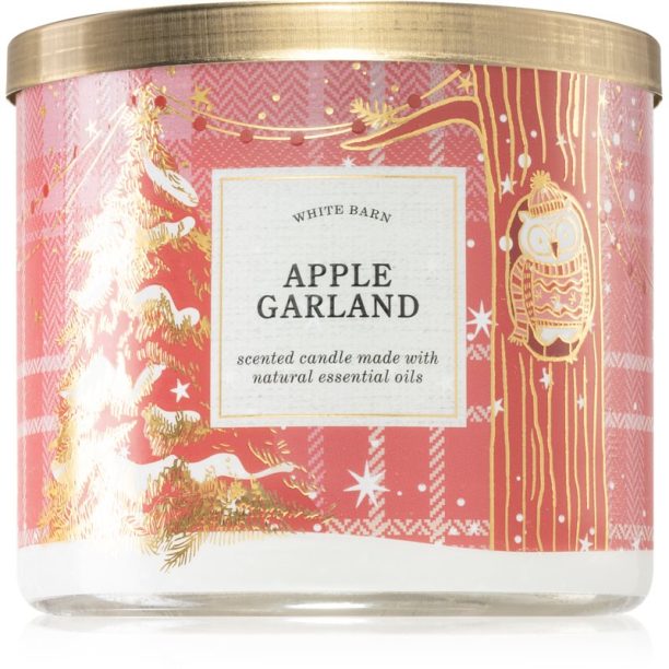 Bath & Body Works Apple Garland ароматна свещ 411 гр.