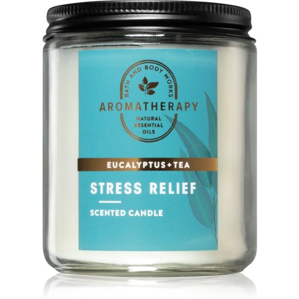 Bath & Body Works Aromatherapy Eucalyptus & Tea ароматна свещ 198 гр.