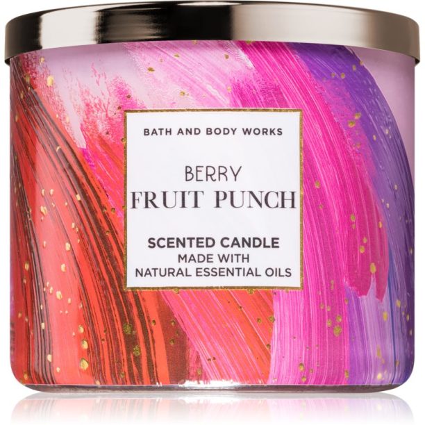 Bath & Body Works Berry Fruit Punch ароматна свещ 411 гр.