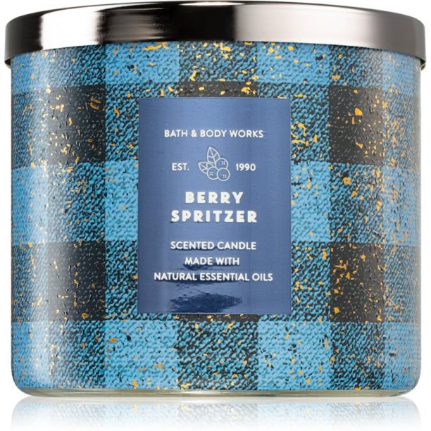 Bath & Body Works Berry Spritzer ароматна свещ 411 гр.