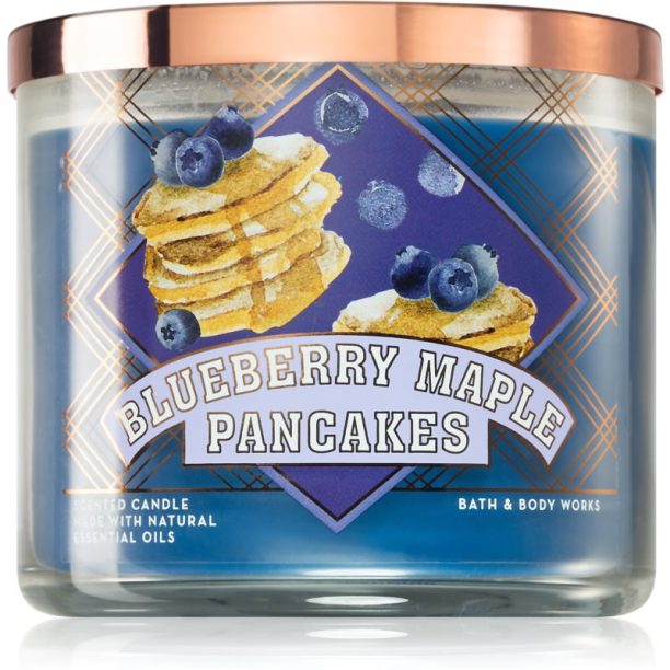 Bath & Body Works Blueberry Maple Pancakes ароматна свещ II. 411 гр.