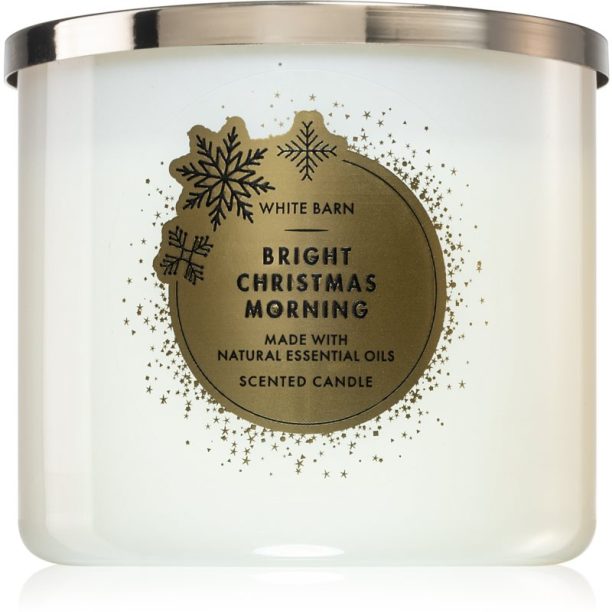 Bath & Body Works Bright Christmas Morning ароматна свещ I. 411 гр.