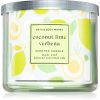 Bath & Body Works Coconut Lime Verbena ароматна свещ 411 гр.