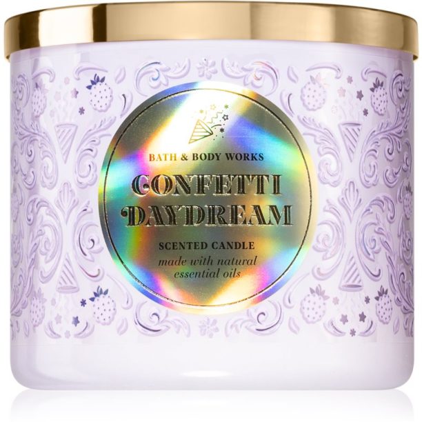 Bath & Body Works Confetti Daydream ароматна свещ 411 гр.