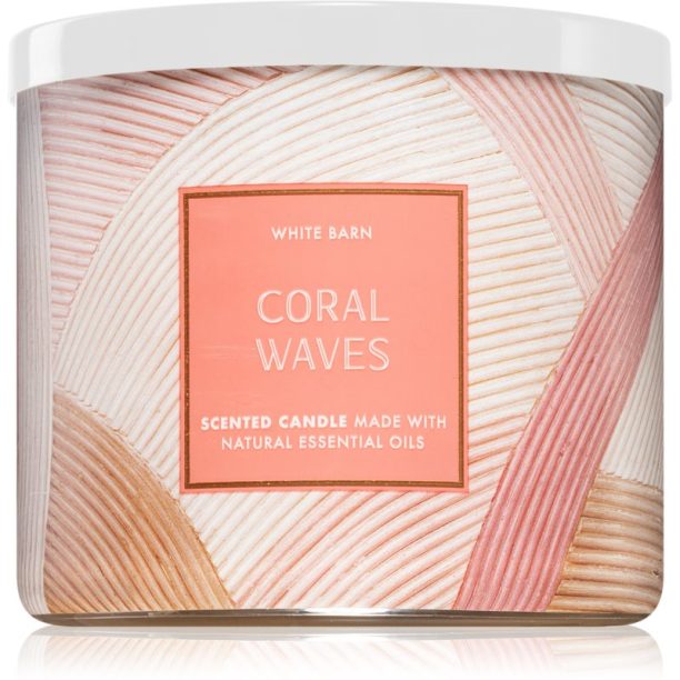 Bath & Body Works Coral Waves ароматна свещ 411 гр.