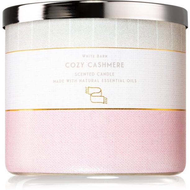 Bath & Body Works Cozy Cashmere ароматна свещ II. 411 гр.