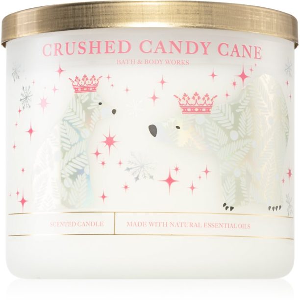 Bath & Body Works Crushed Candy Cane ароматна свещ 411 гр.