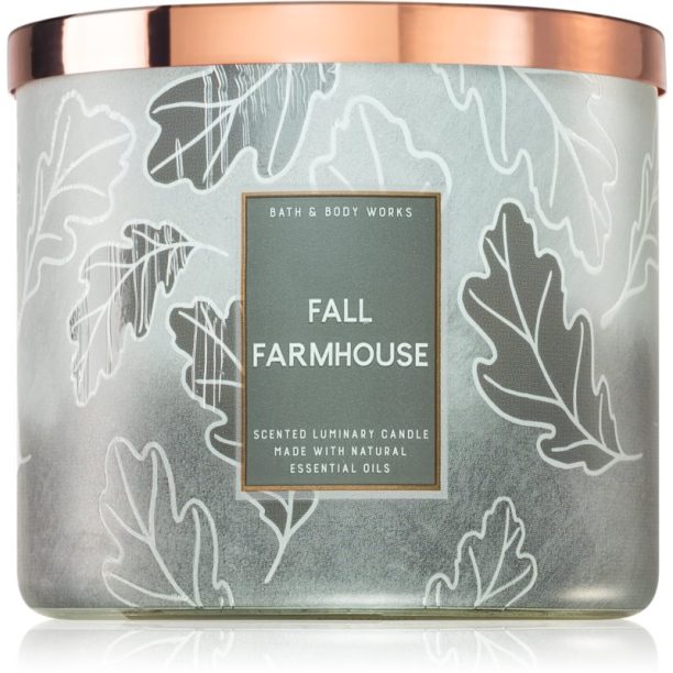 Bath & Body Works Fall Farmhouse ароматна свещ I. 411 гр.