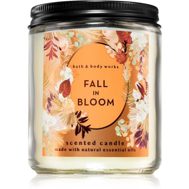 Bath & Body Works Fall In Bloom ароматна свещ 198 гр.