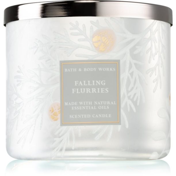 Bath & Body Works Falling Flurries ароматна свещ 411 гр.