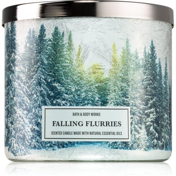 Bath & Body Works Falling Flurries ароматна свещ I. 411 гр.