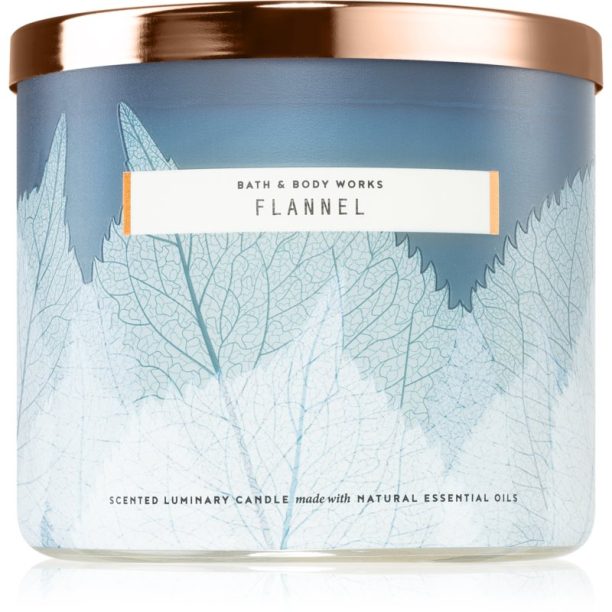 Bath & Body Works Flannel ароматна свещ 411 гр.