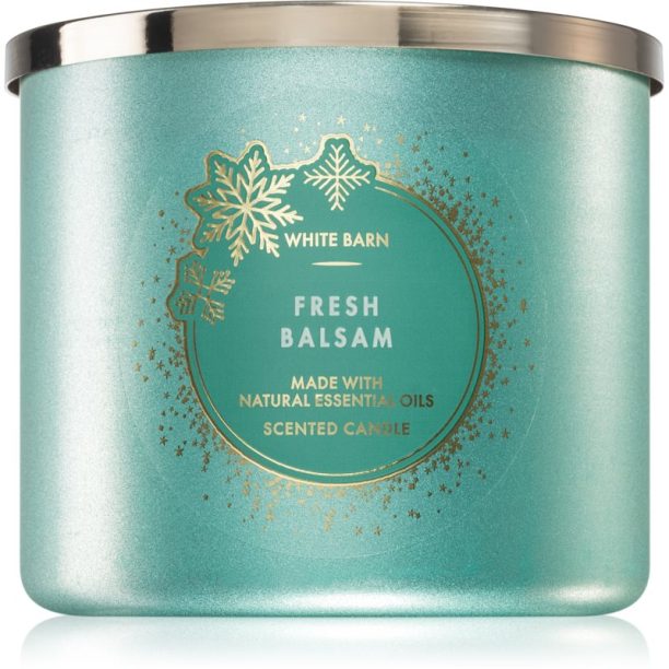 Bath & Body Works Fresh Balsam ароматна свещ I. 411 гр.