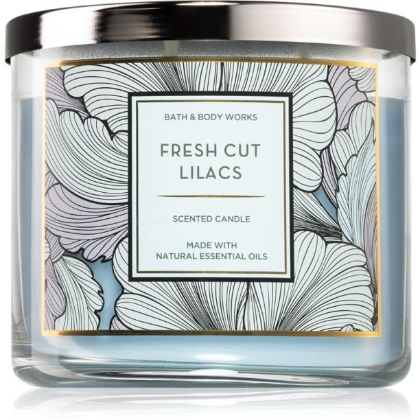 Bath & Body Works Fresh Cut Lilacs ароматна свещ 411 гр.