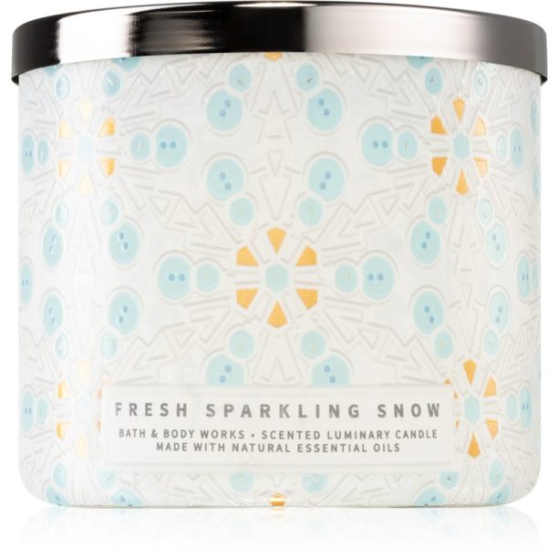 Bath & Body Works Fresh Sparkling Snow ароматна свещ 411 гр.