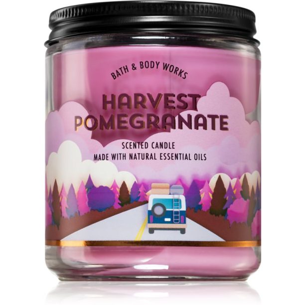 Bath & Body Works Harvest Pomegranate ароматна свещ 198 гр.