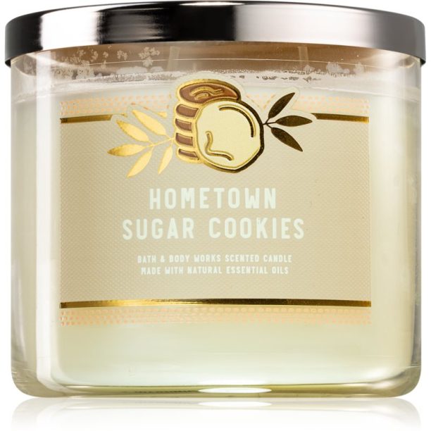 Bath & Body Works Hometown Sugar Cookies ароматна свещ 411 гр.