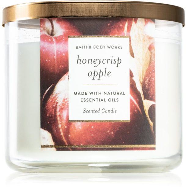 Bath & Body Works Honeycrisp Apple ароматна свещ 411 гр.