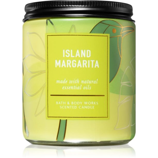 Bath & Body Works Island Margarita ароматна свещ 198 гр.