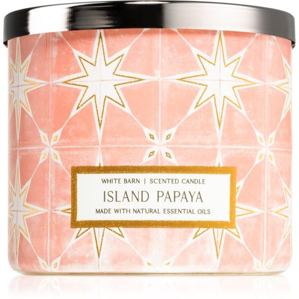 Bath & Body Works Island Papaya ароматна свещ 411 гр.