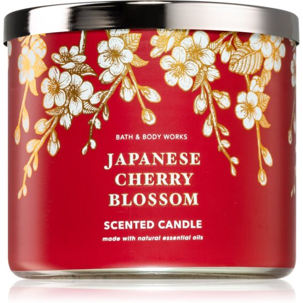 Bath & Body Works Japanese Cherry Blossom ароматна свещ I. 411 гр.